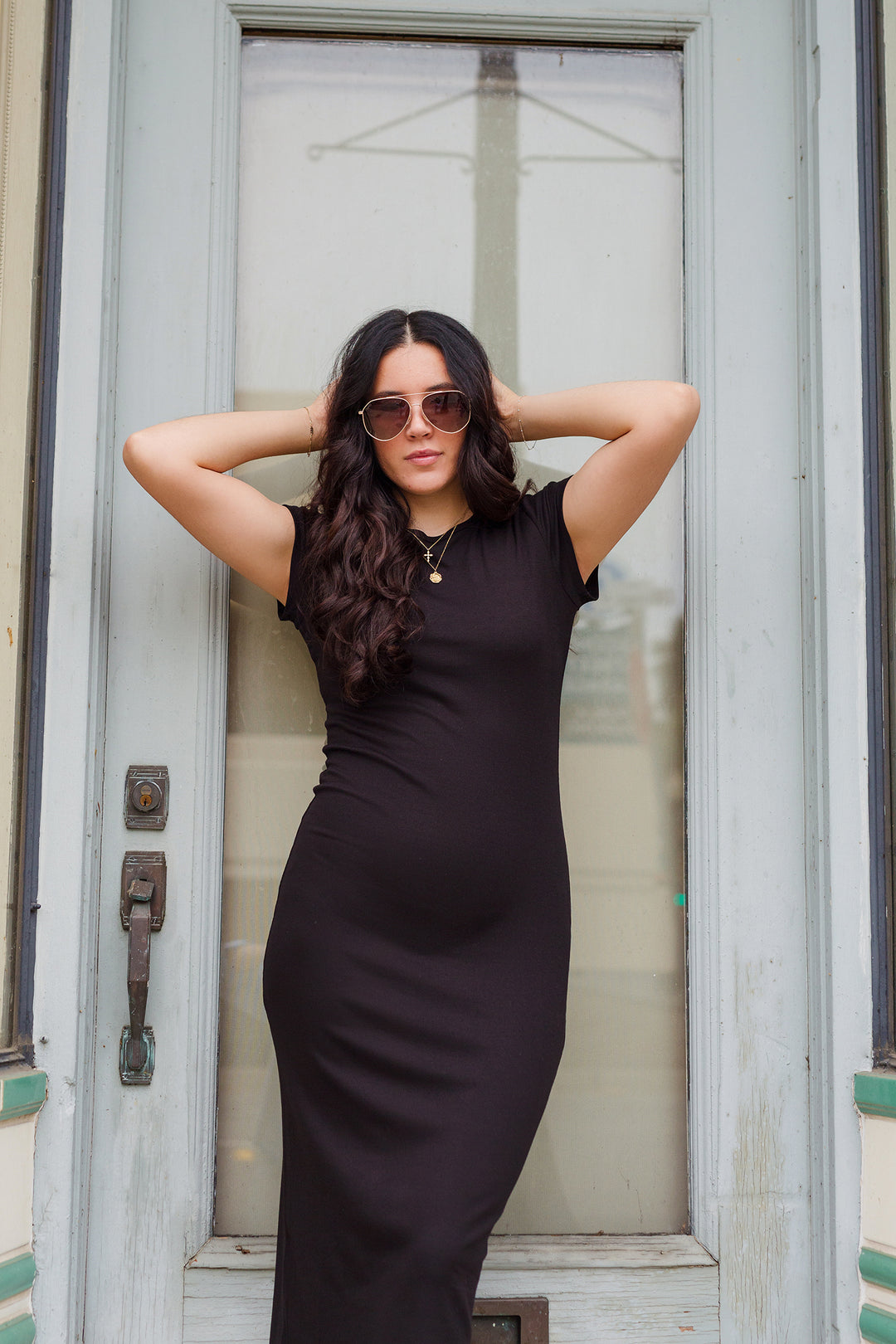The Charlie Bodycon Midi Dress Medium / Chocolate The Charlie Bodycon Midi Dress Medium / Chocolate