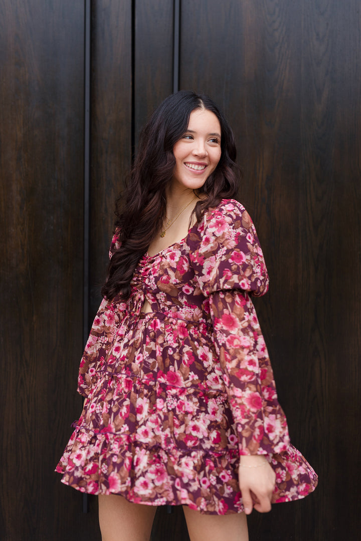 The Sweetest Escape Floral Print Mini Dress
