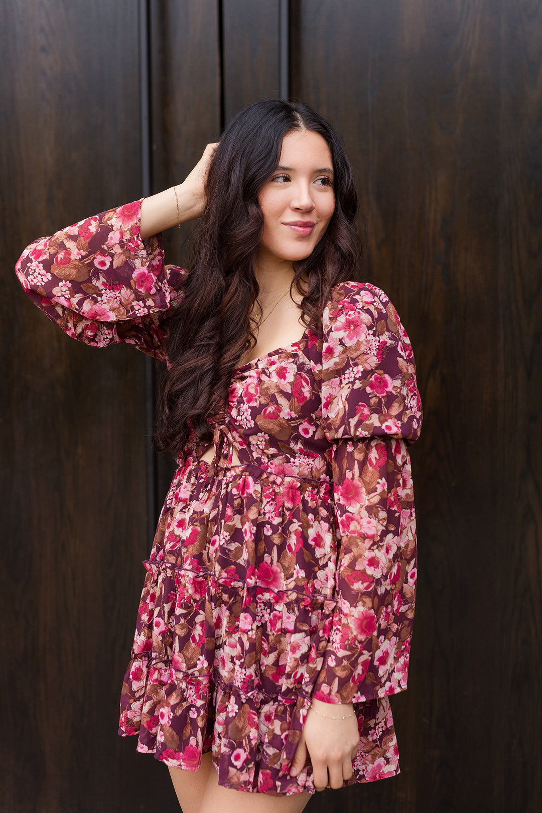 The Sweetest Escape Floral Print Mini Dress