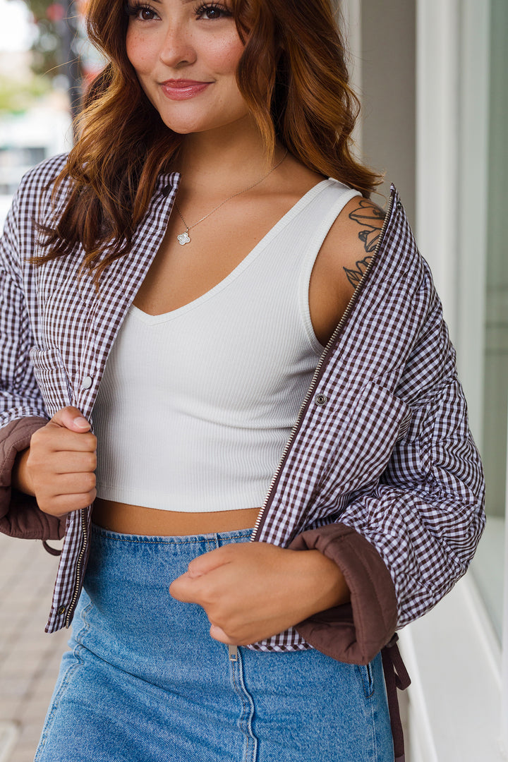 The Picnic But Make It Fashion Gingham Jacket
