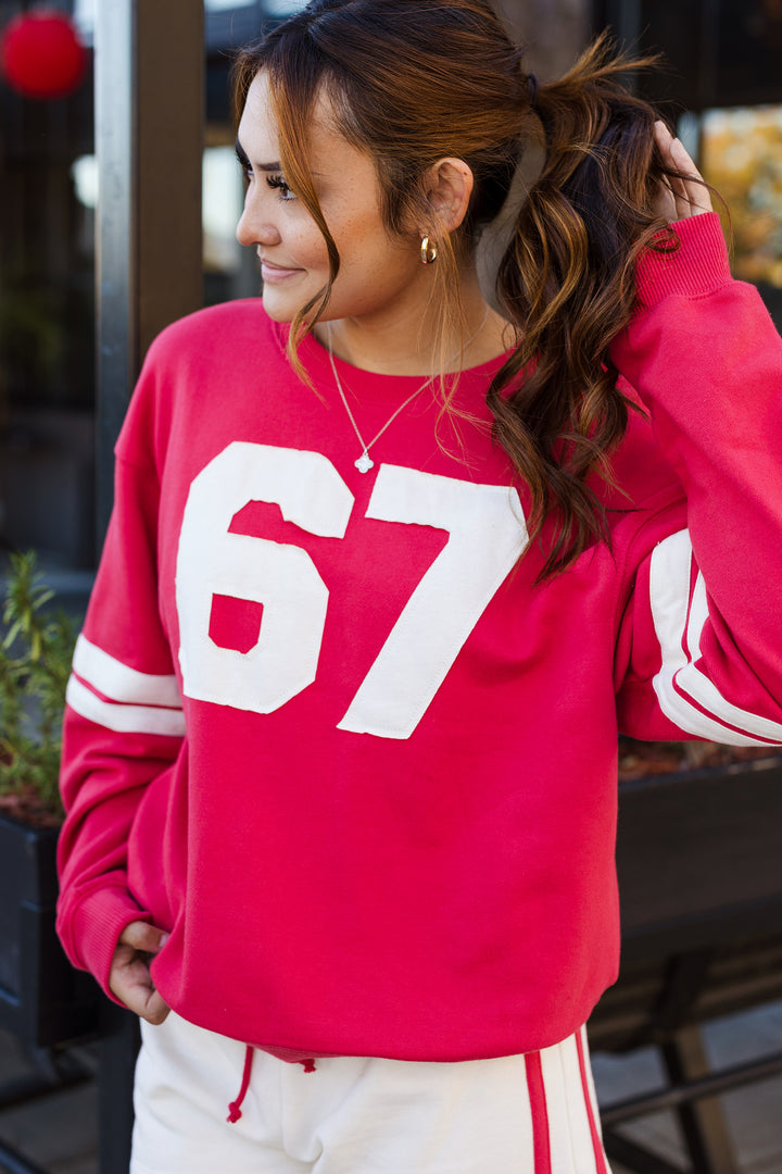 The Varsity Sideline Crew Neck Pullover