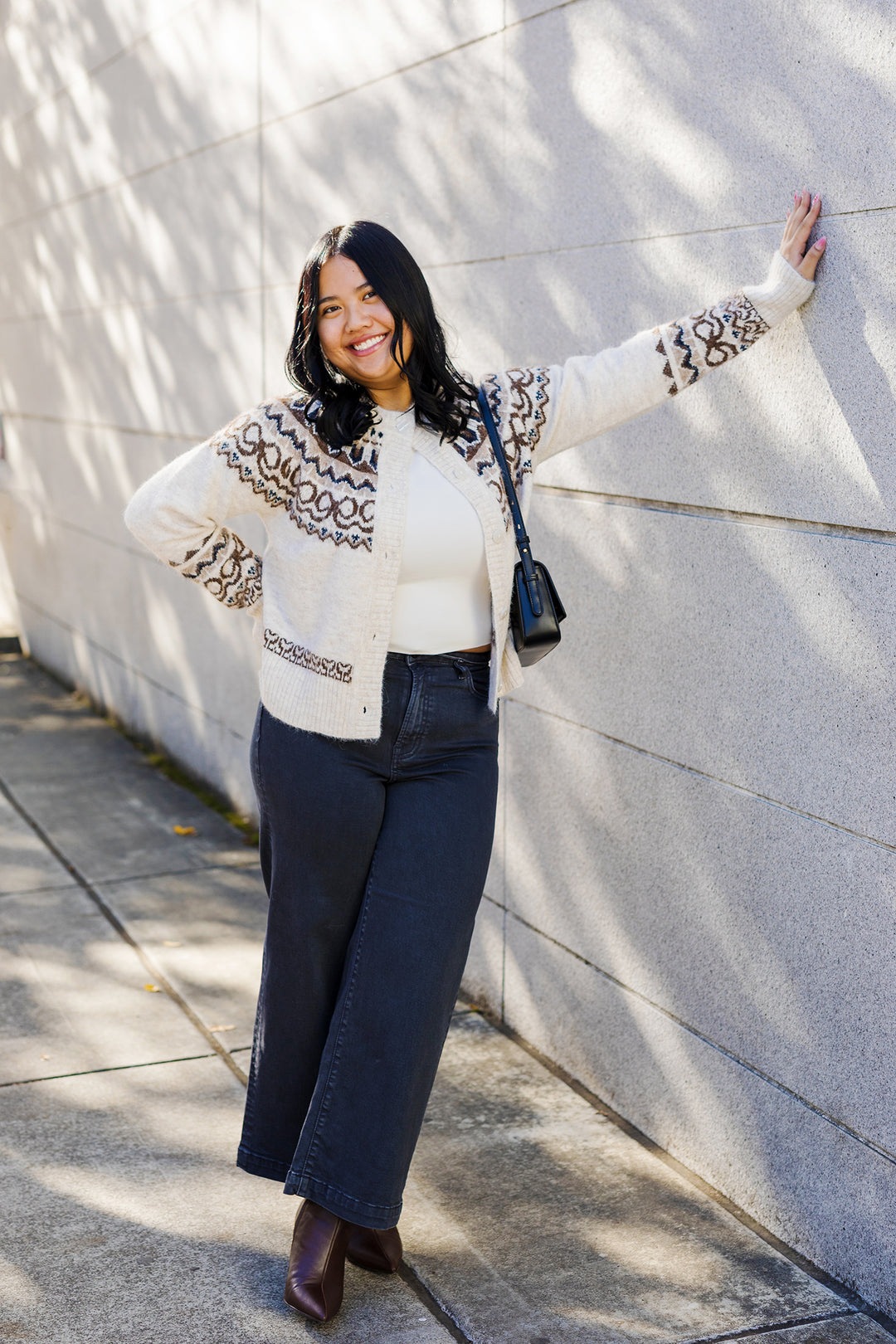 The Nordic Fair Isle Knit Cardigan