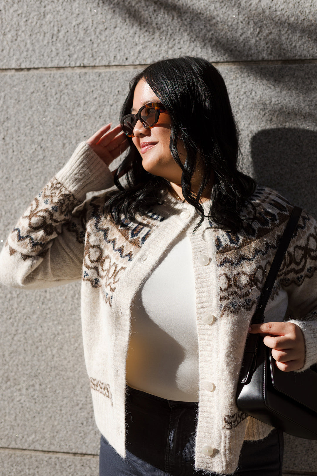The Nordic Fair Isle Knit Cardigan