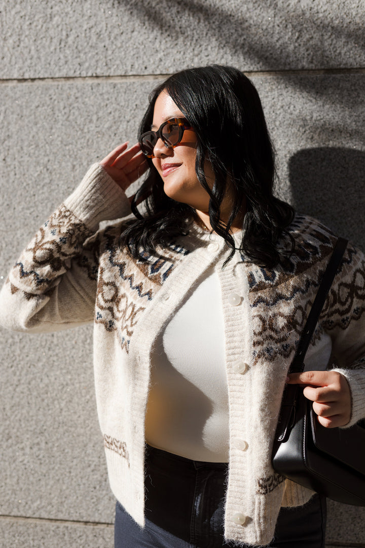 The Nordic Fair Isle Knit Cardigan