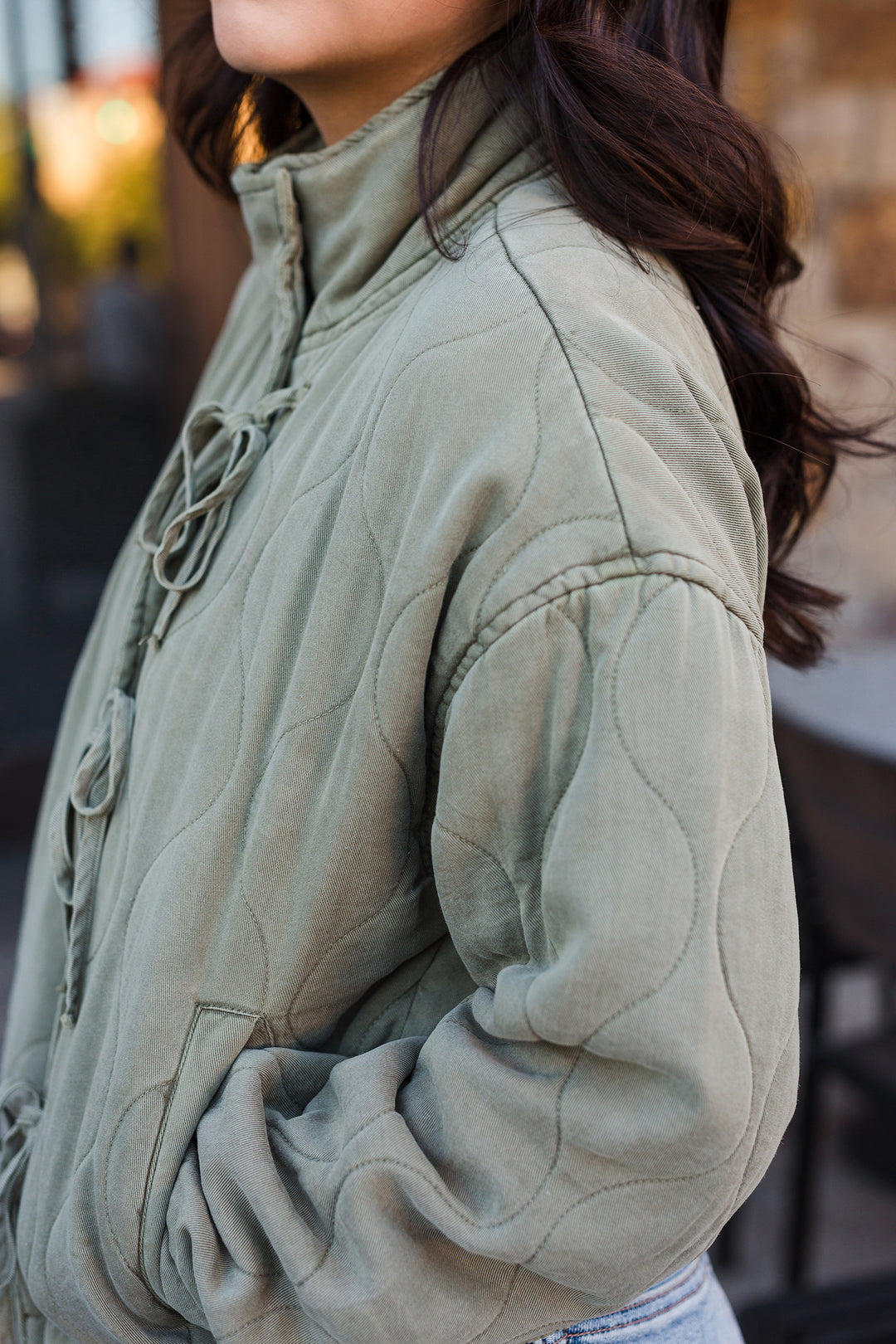 The Tie Breaker Quilted Puffer Jacket