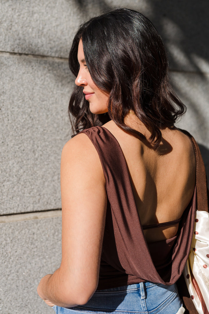 The All Eyes On You Open Back Top