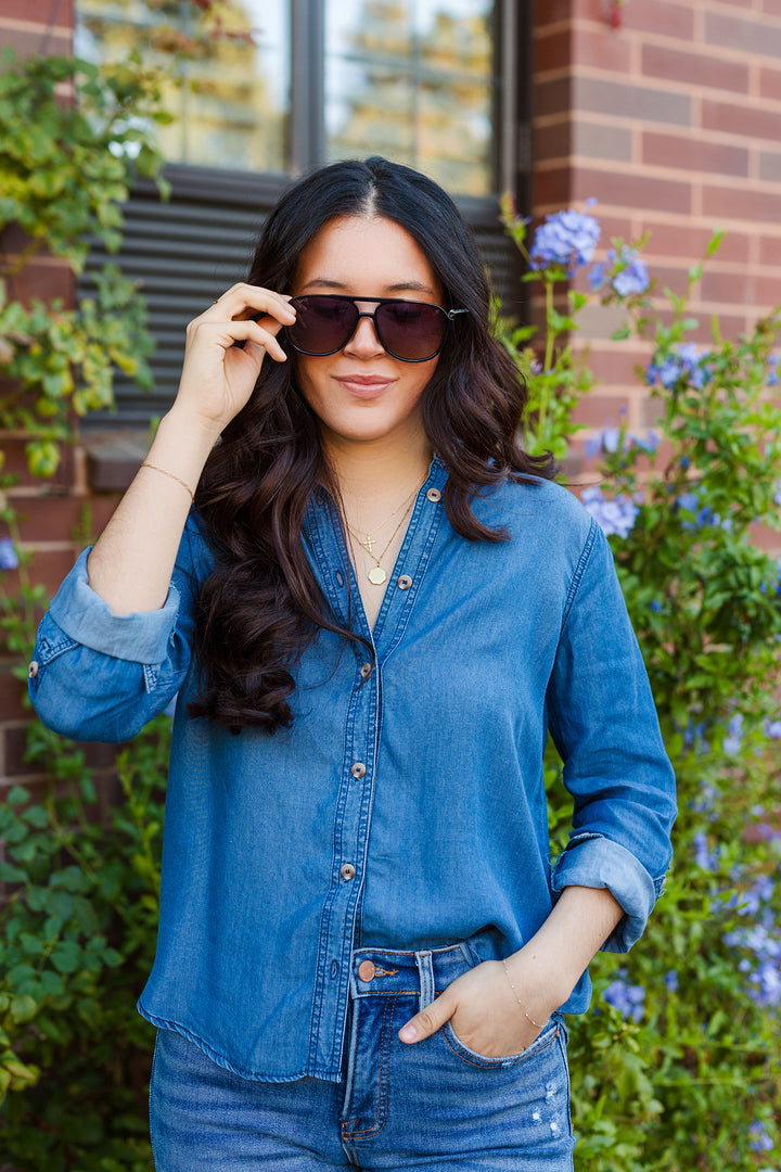 The Roll With It Chambray Shirt