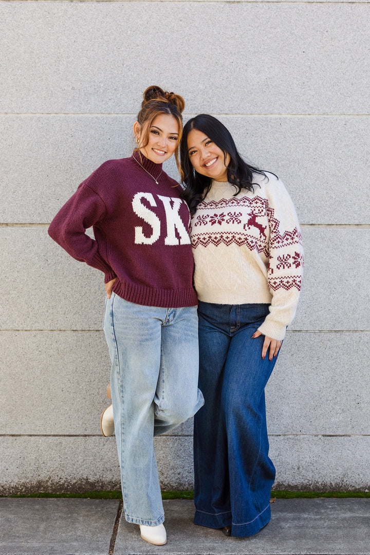 The On Dasher Snowflake Soft Sweater