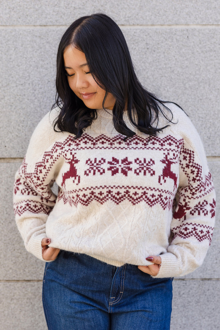 The On Dasher Snowflake Soft Sweater