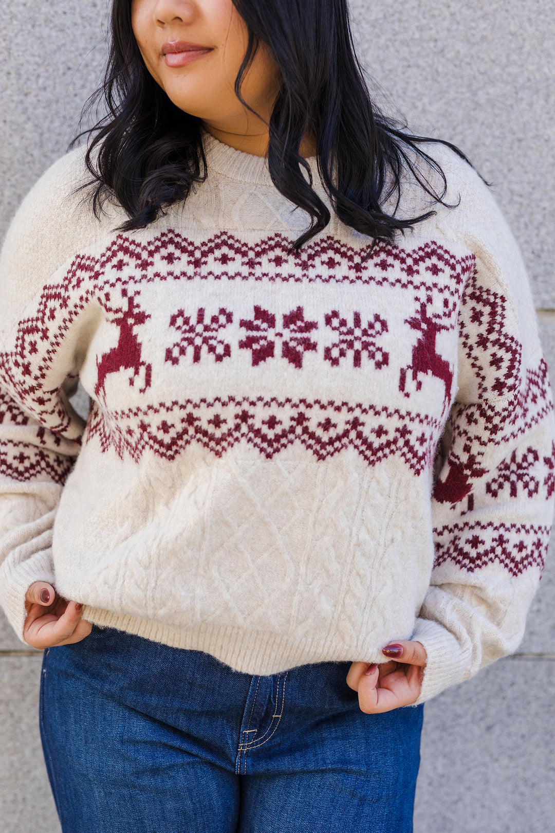 The On Dasher Snowflake Soft Sweater