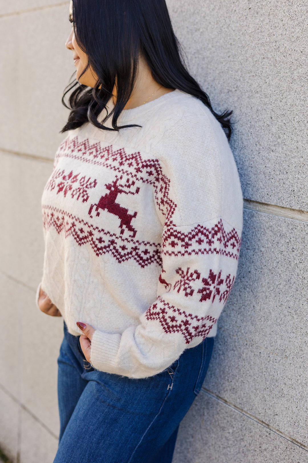 The On Dasher Snowflake Soft Sweater