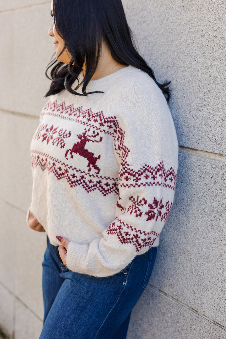 The On Dasher Snowflake Soft Sweater