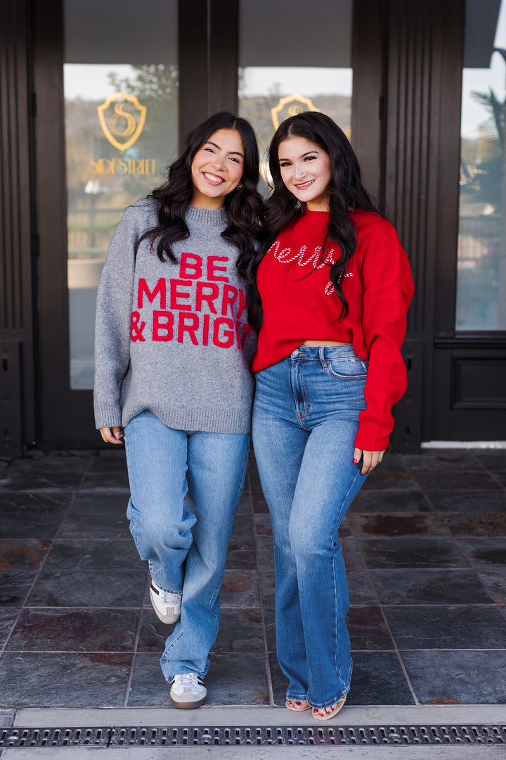 The Merry & Sweet Red Christmas Sweater
