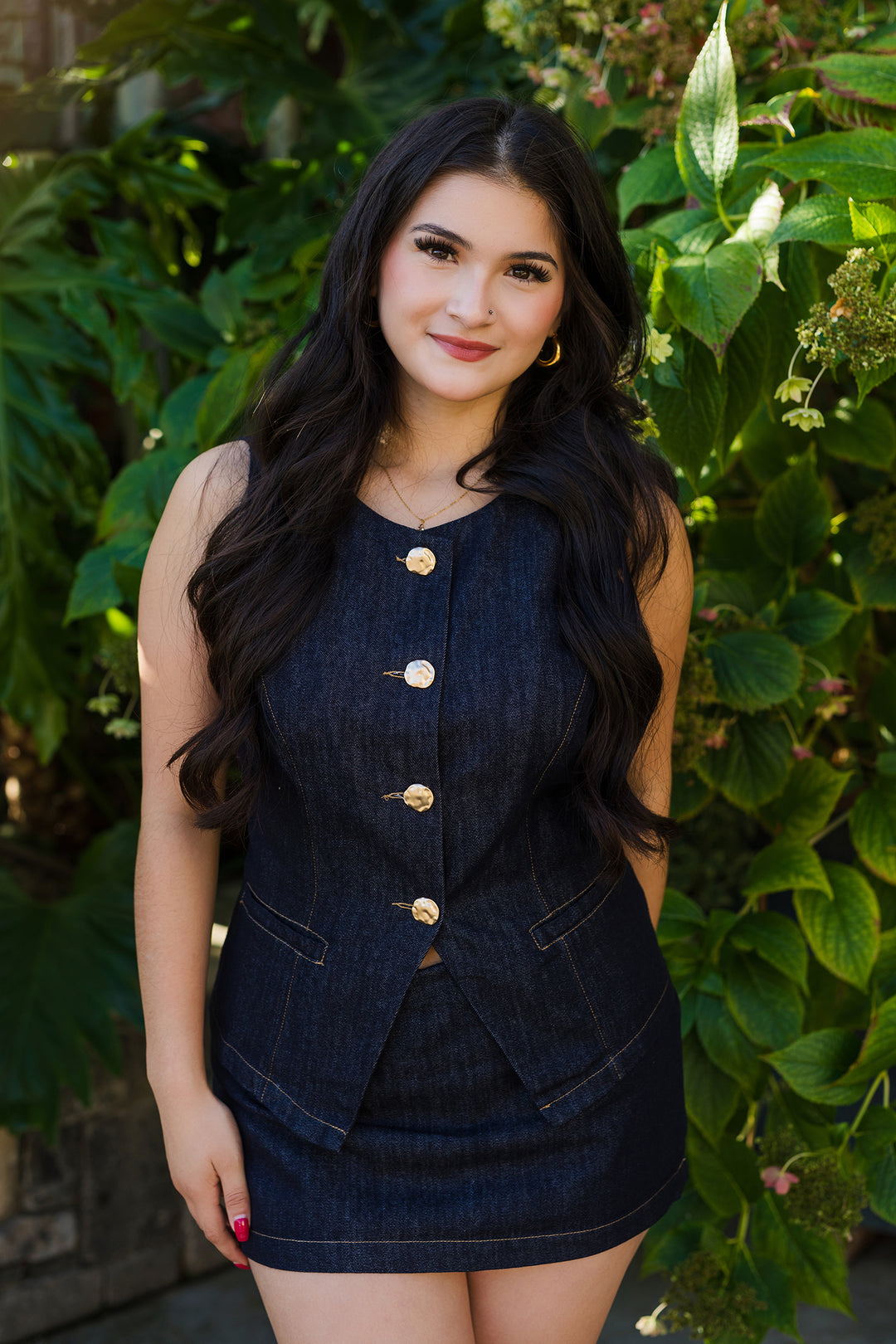 The City Limits Dark Denim Vest