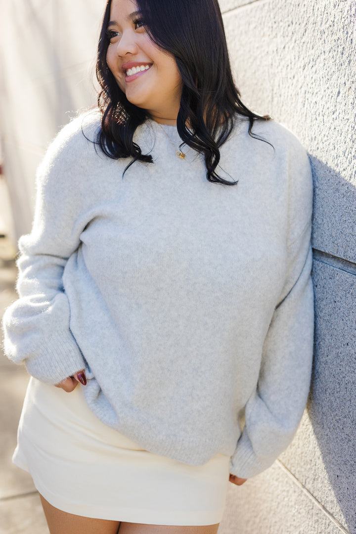 The Wrapped in a Bow Open Back Sweater