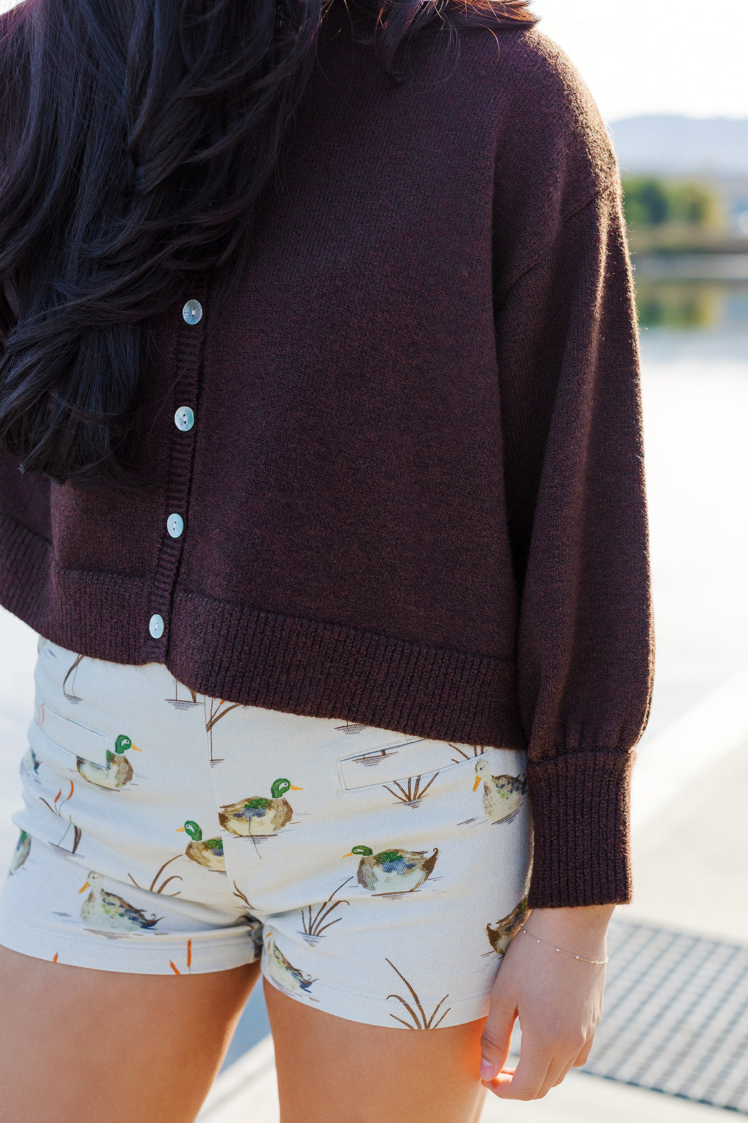 The Cabin Fever Duck Print Shorts