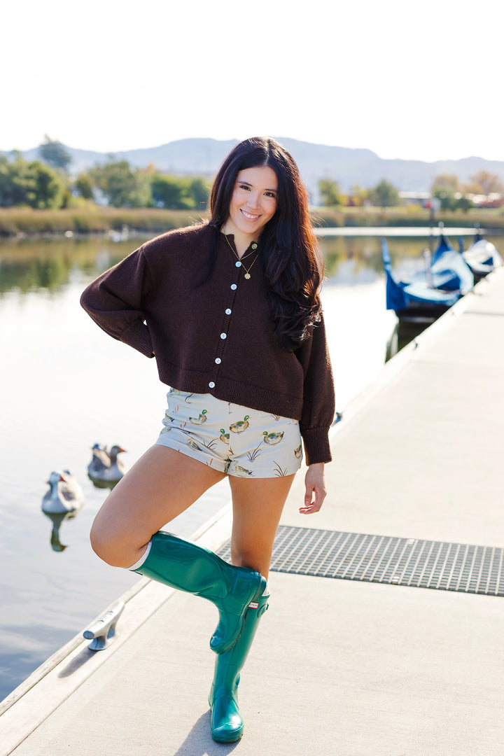 The Lina Button Cardigan Sweater