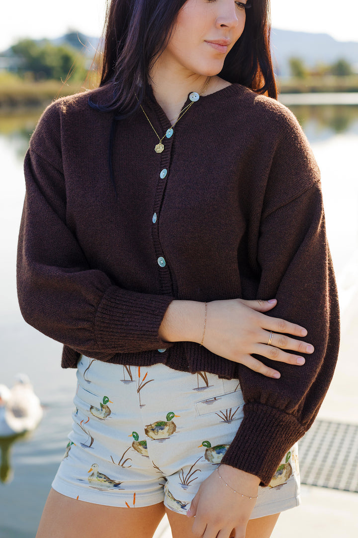 The Cabin Fever Duck Print Shorts