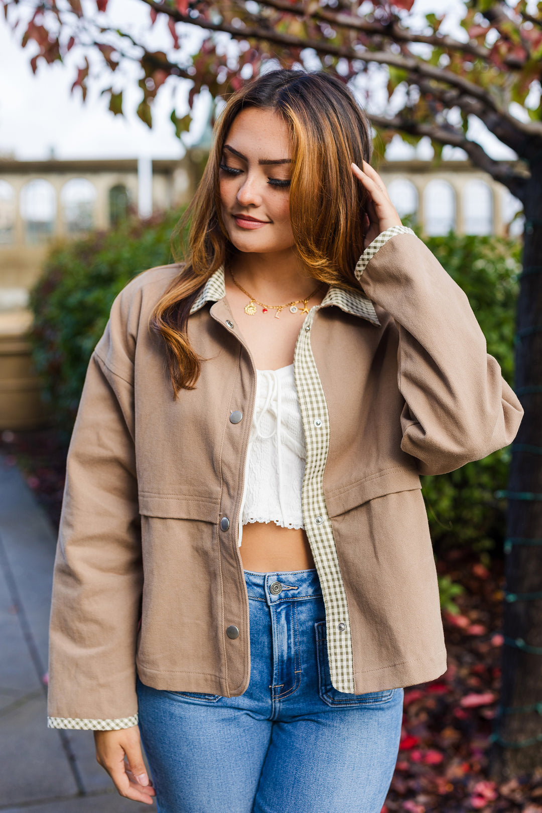 The Country Side Cream Barn Jacket