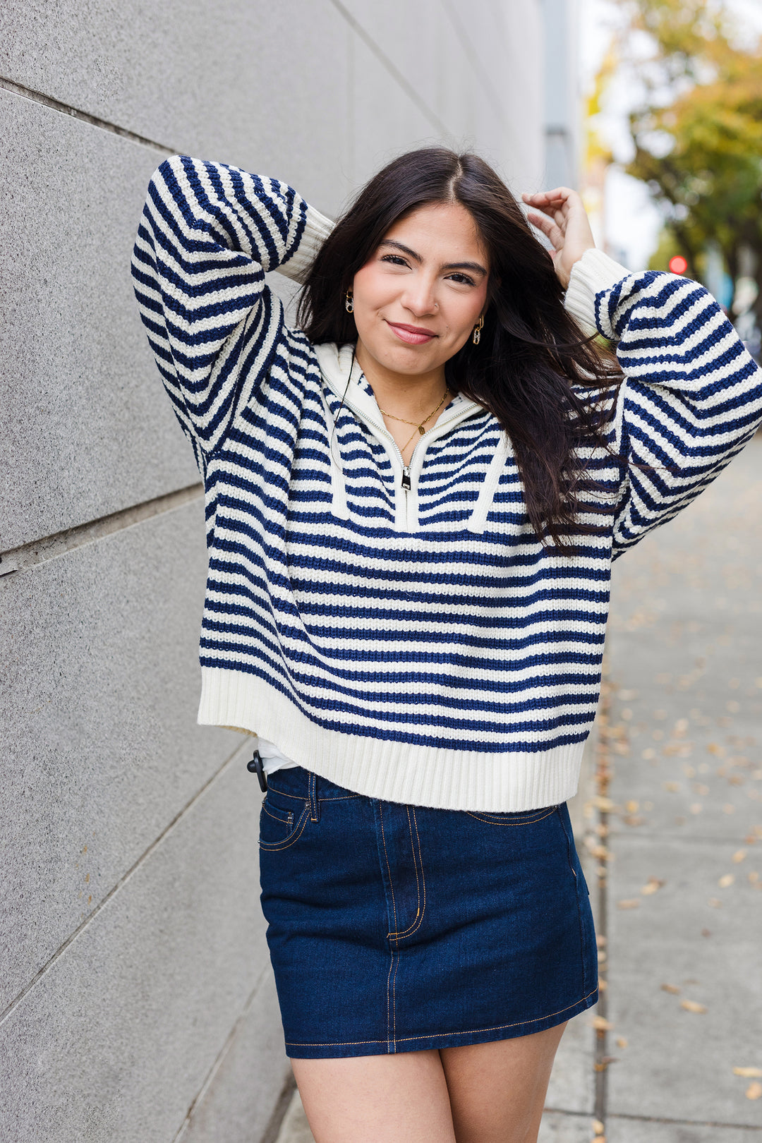 The Effortless Essential Denim Mini Skirt