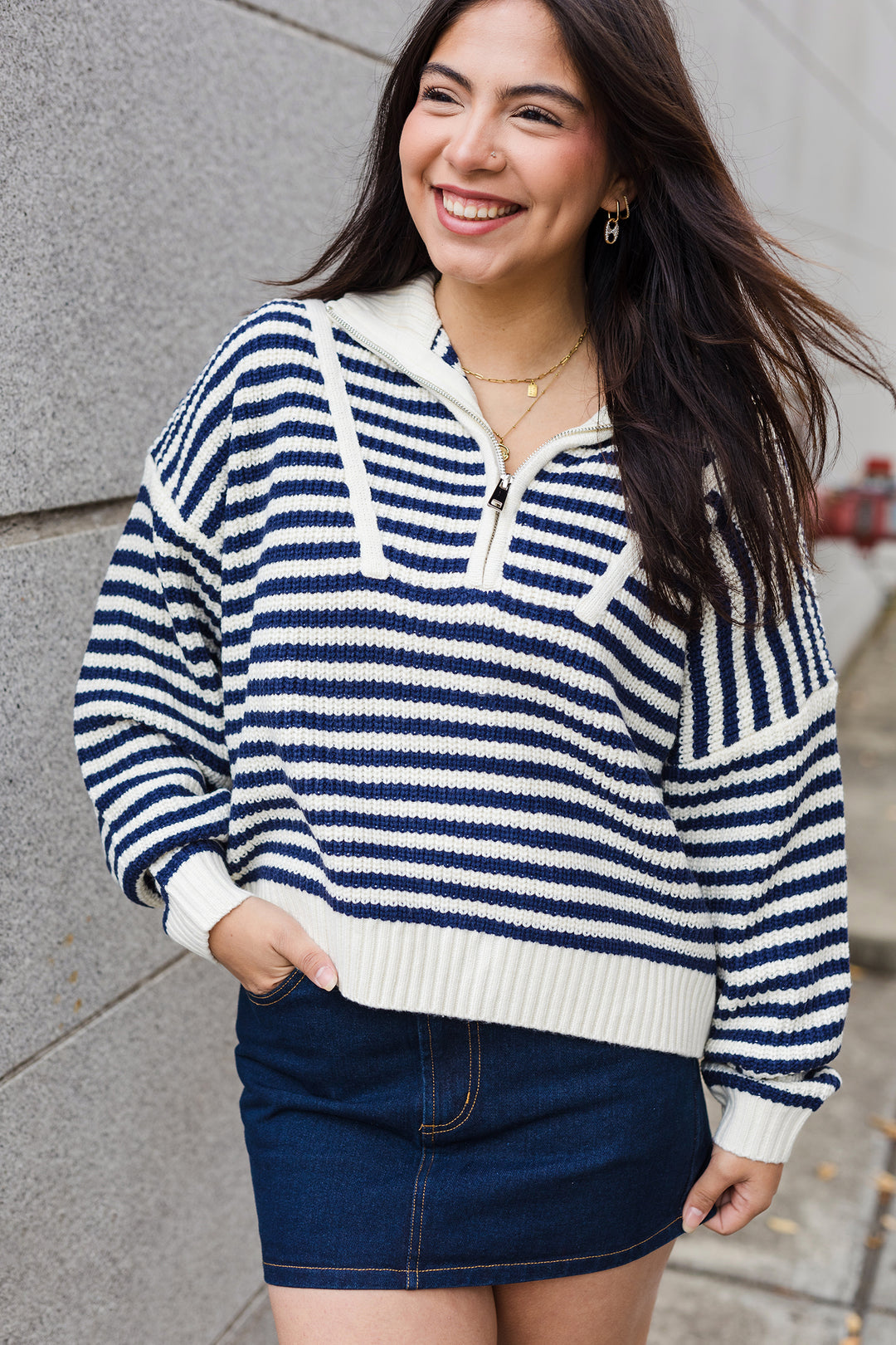 The Effortless Essential Denim Mini Skirt