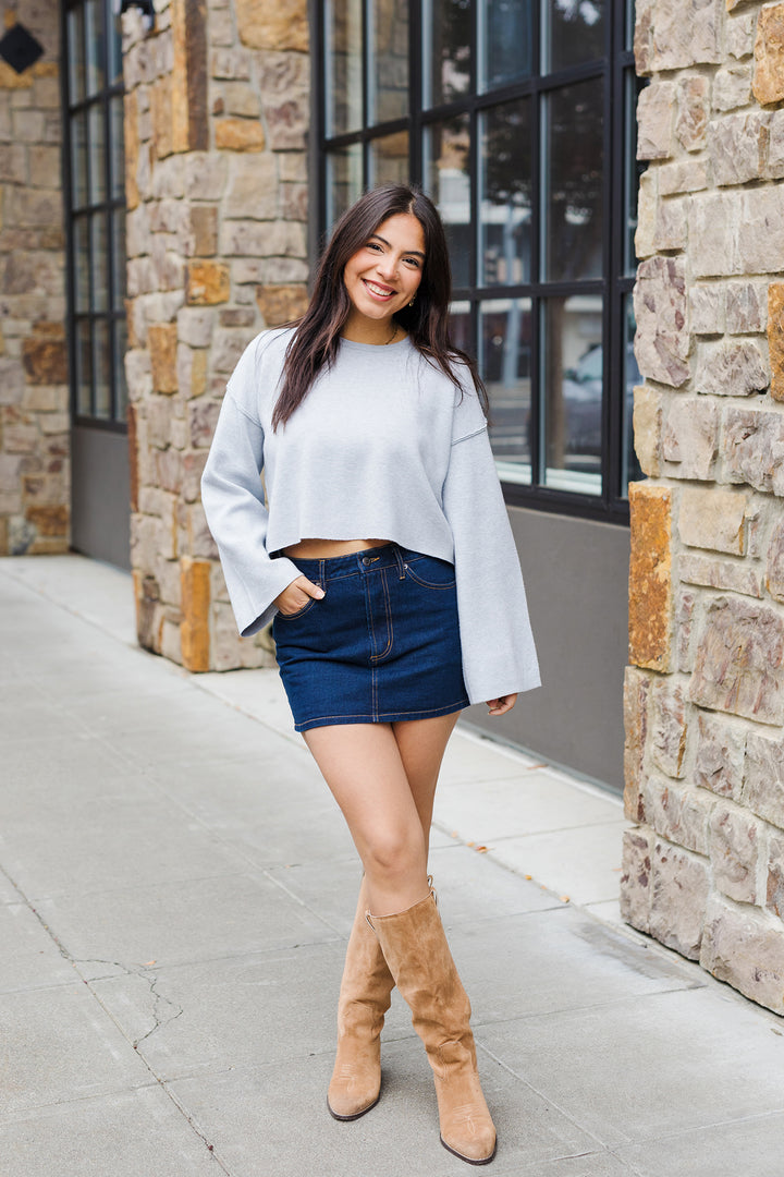 The Effortless Essential Denim Mini Skirt