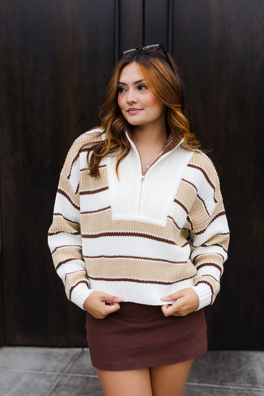 The Field Day Color Block Sweater