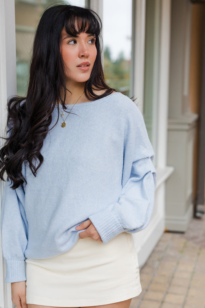 The Mountain Mist Soft Off The Shoulder Sweater