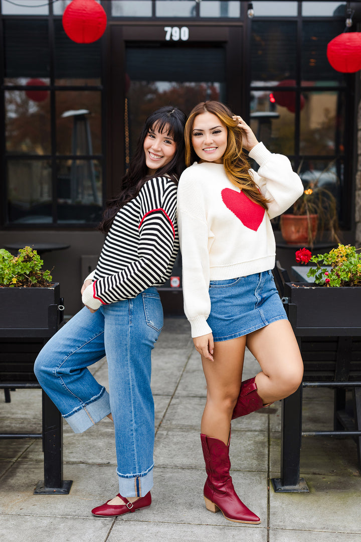 The All Heart Cropped Sweater