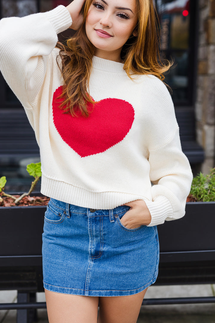 The All Heart Cropped Sweater