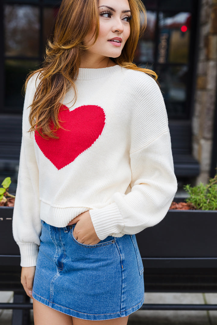 The All Heart Cropped Sweater