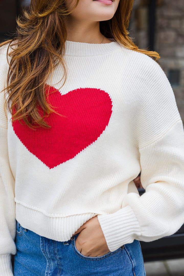 The All Heart Cropped Sweater