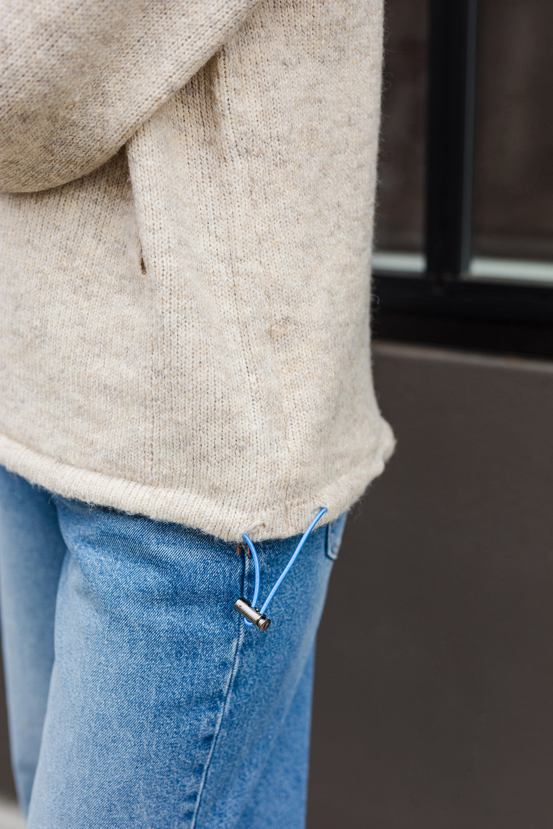 The Roll Tide Button Front Mock Sweater