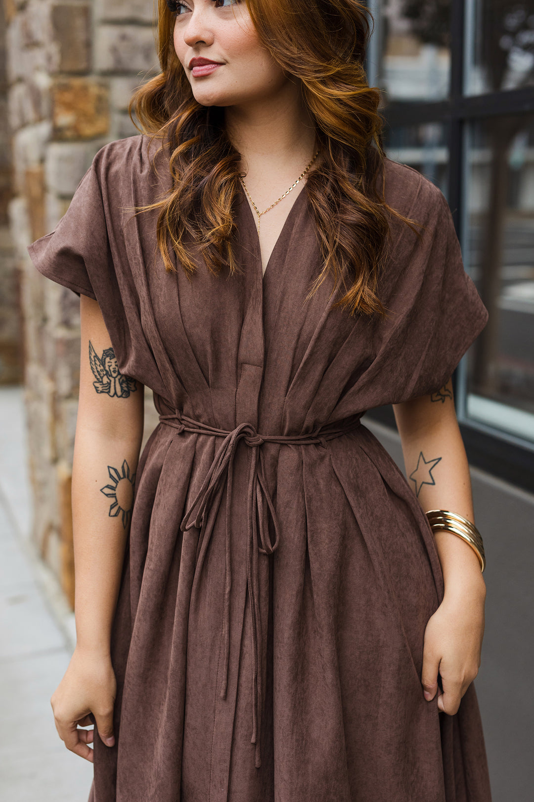 The She's The One Wrap Maxi Dress