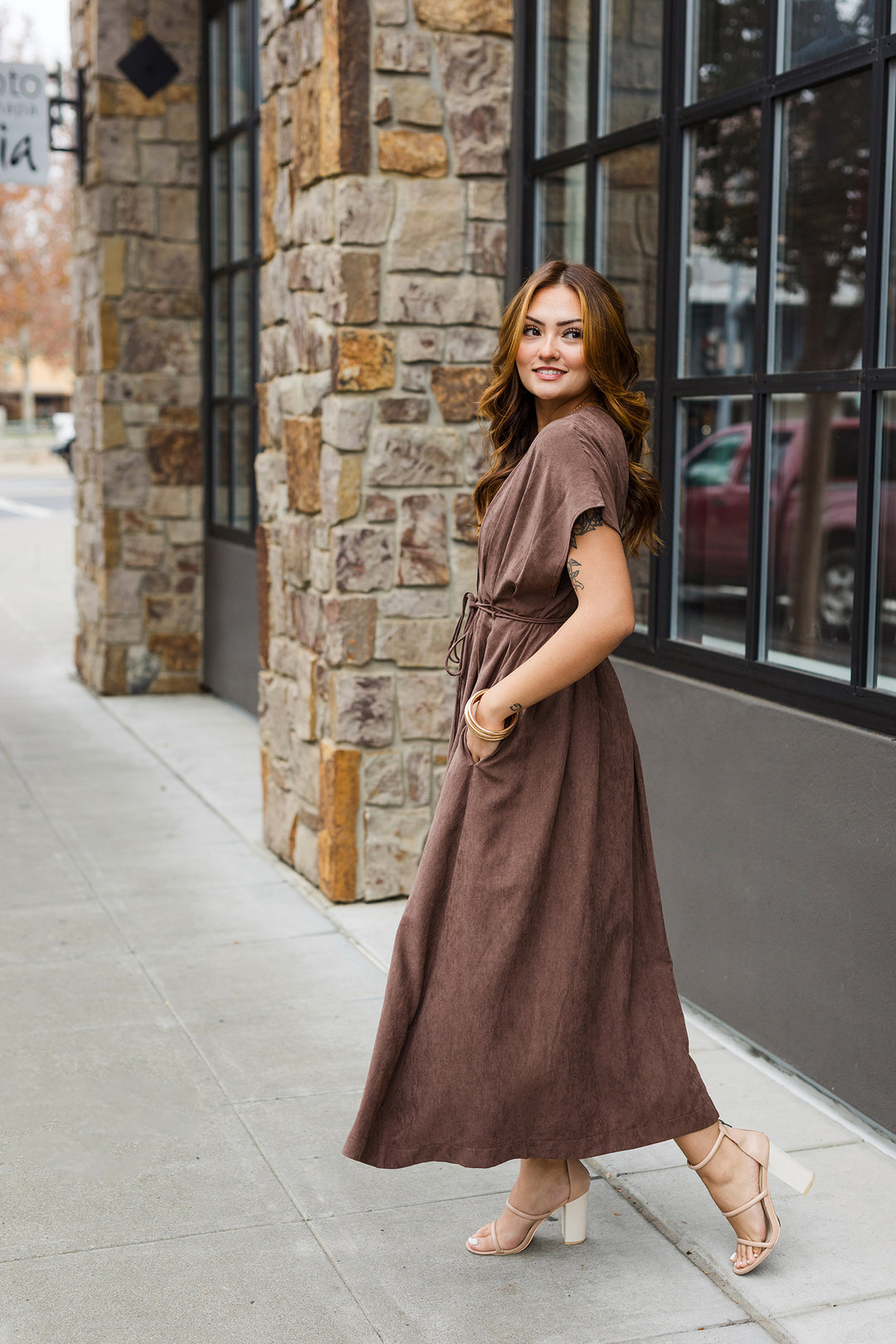 The She's The One Wrap Maxi Dress