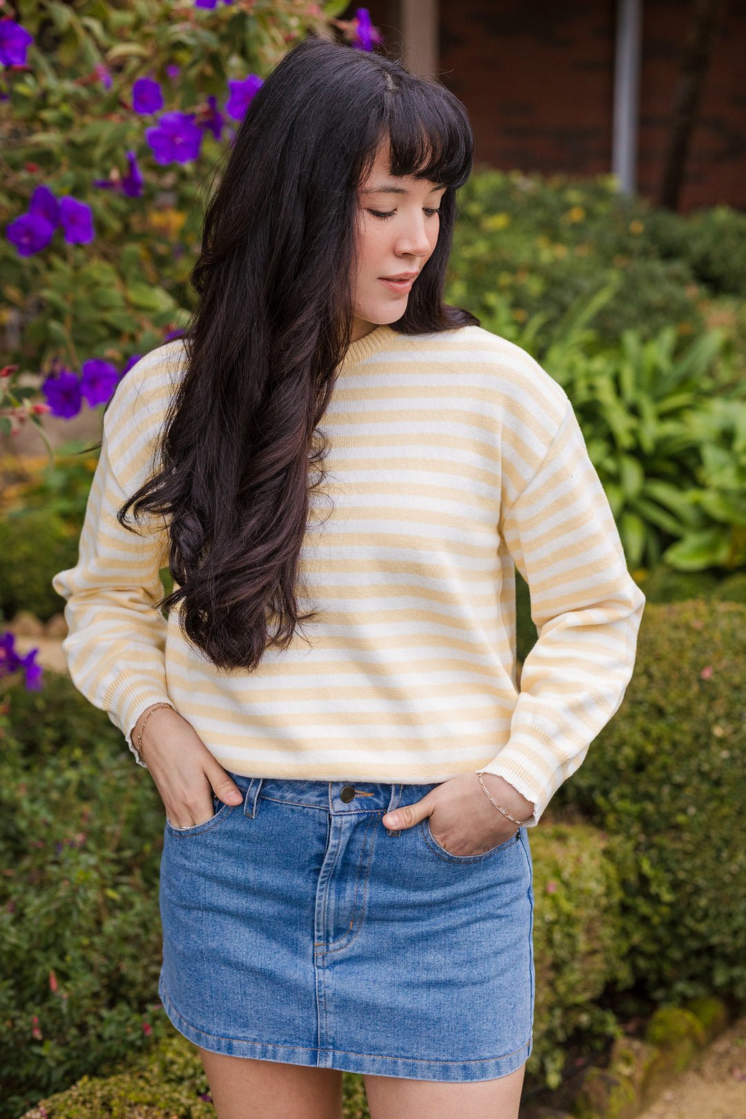 The Honey Bear Striped Sweater