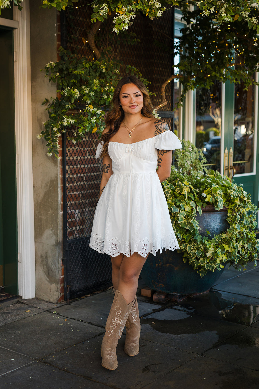 The Maybe Baby Corset Mini Dress