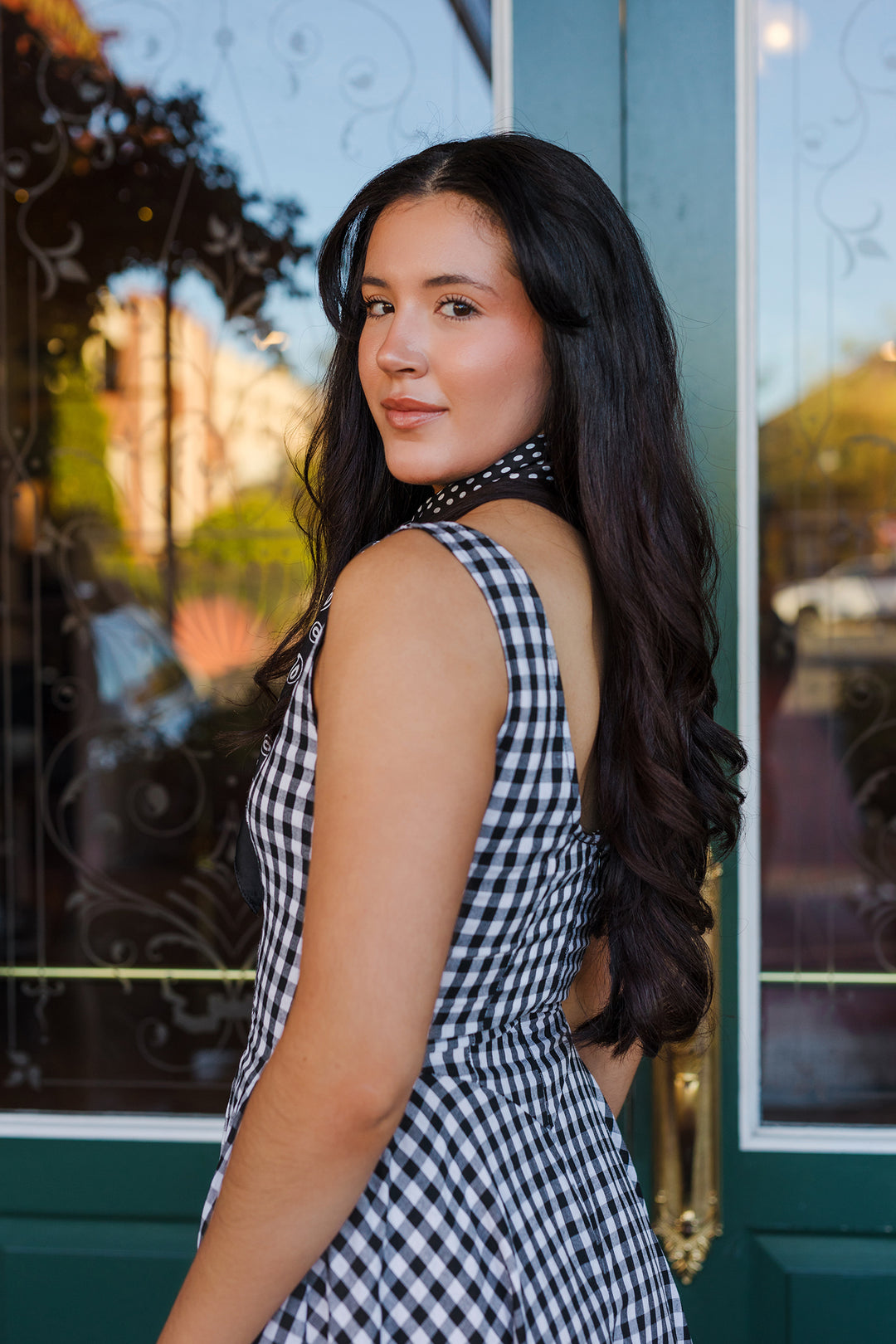 The Storybook Picnic Gingham Maxi Dress