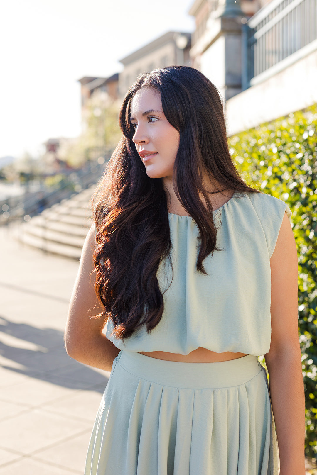 The Cloud Chaser Balloon Crop Top