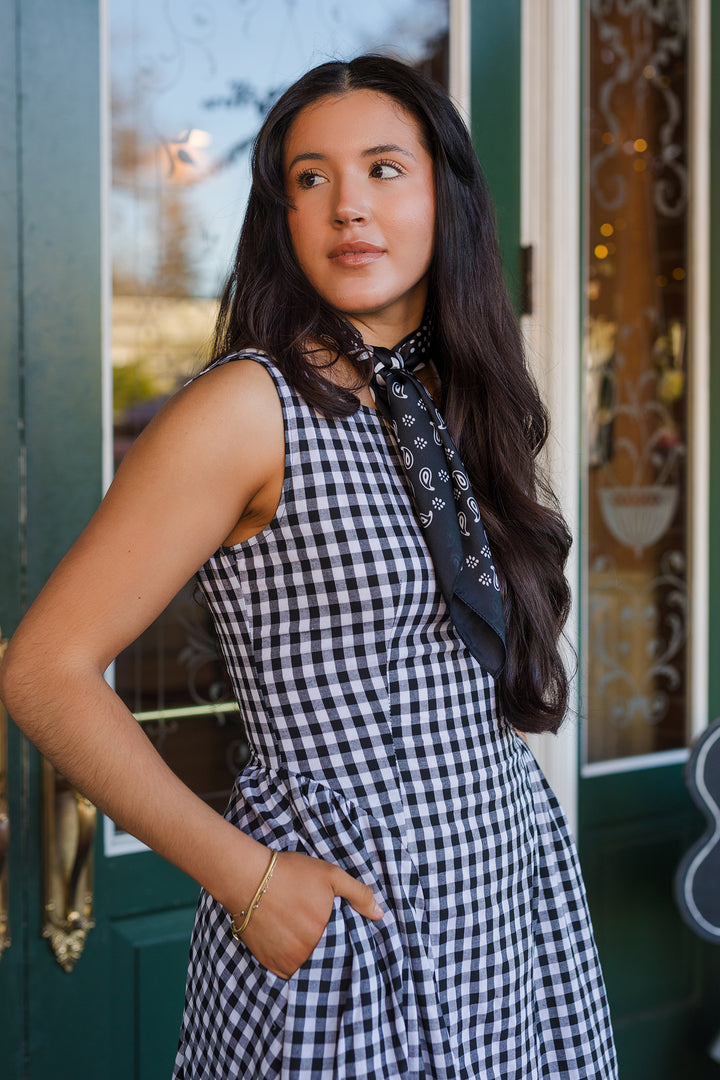 The Storybook Picnic Gingham Maxi Dress