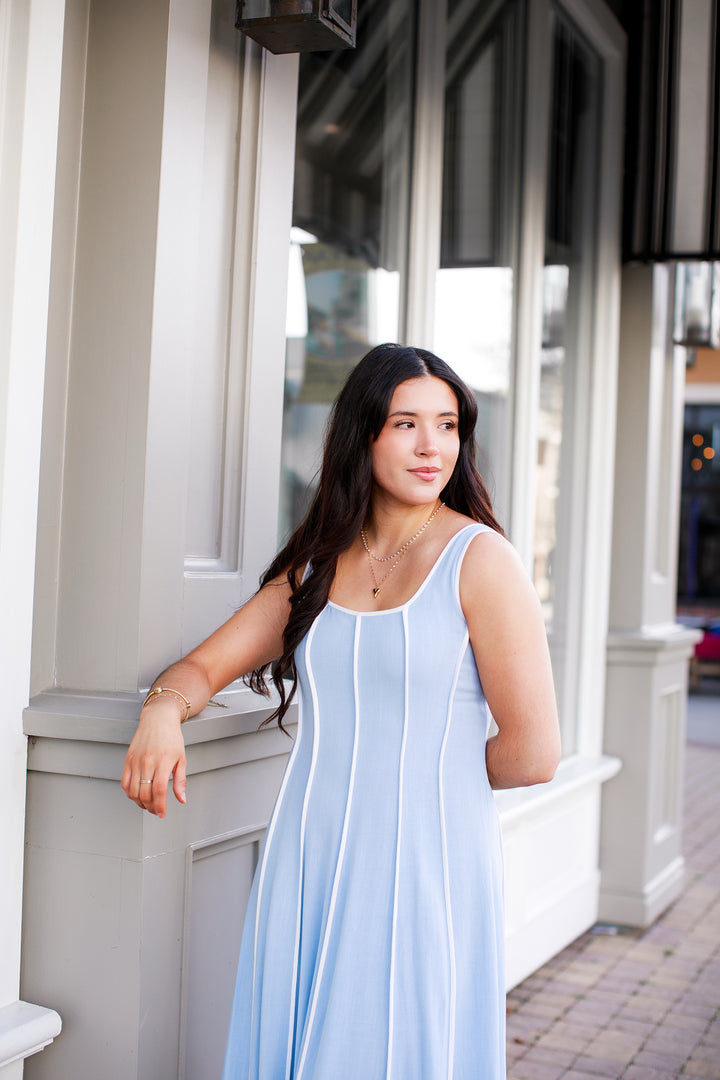 The Savannah Linen Midi Dress