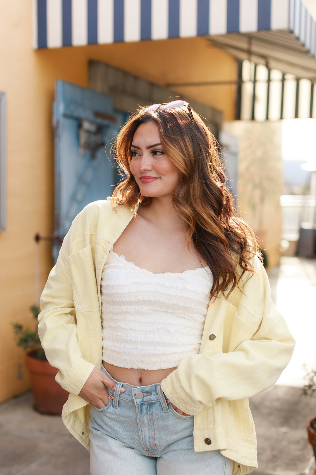 The Wildflower Ruffle Cami Top