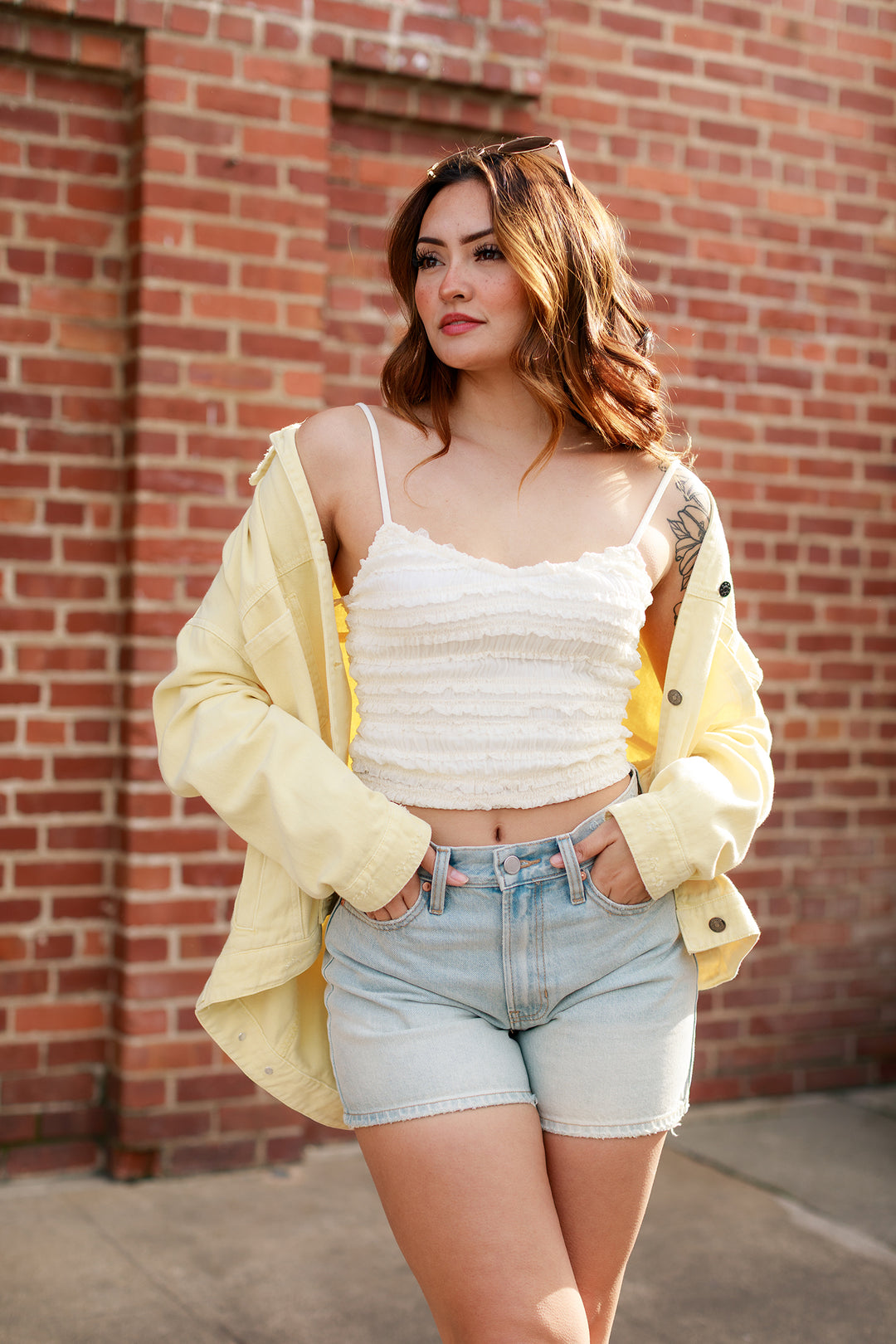 The Wildflower Ruffle Cami Top