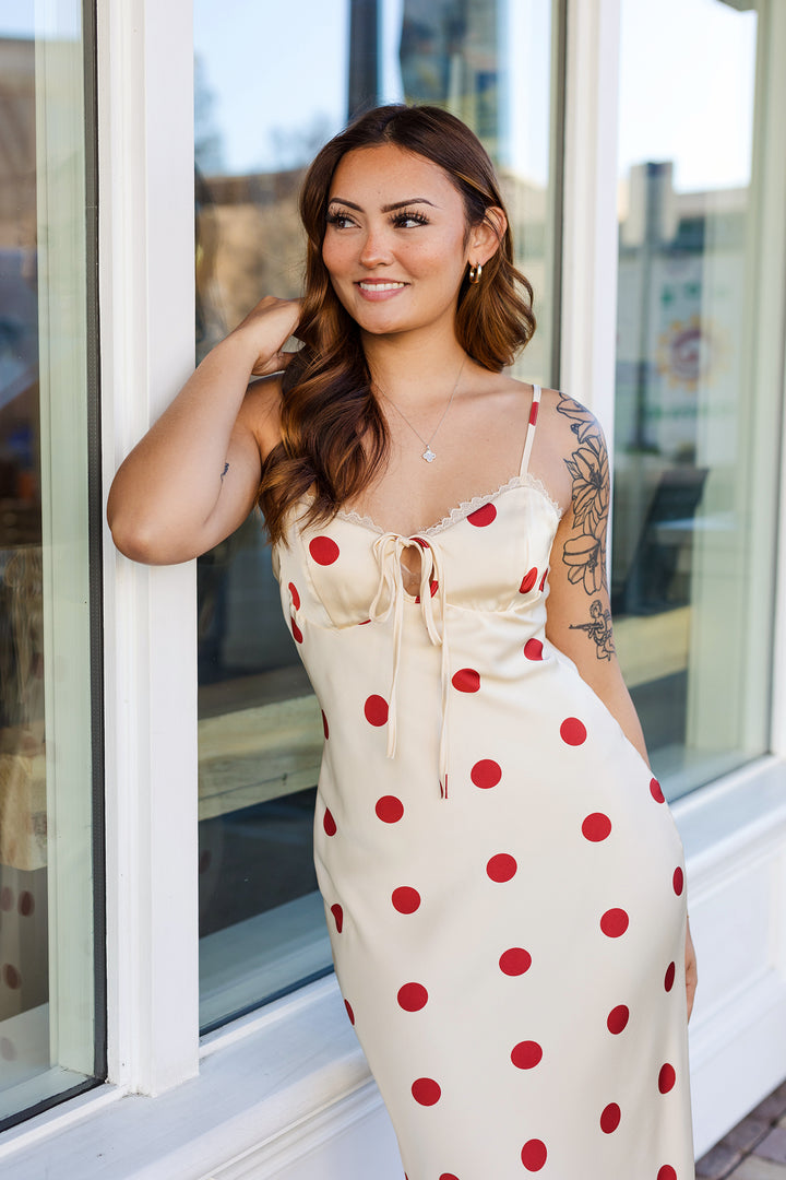 The Cherry On Top Open Back Maxi Dress