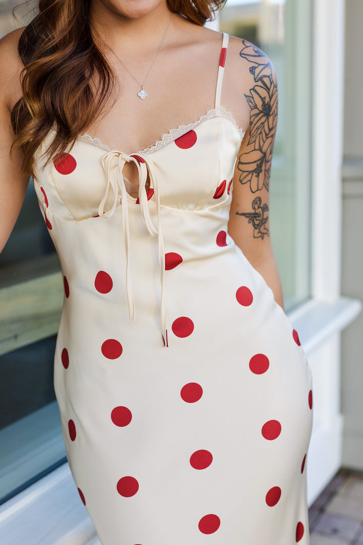 The Cherry On Top Open Back Maxi Dress