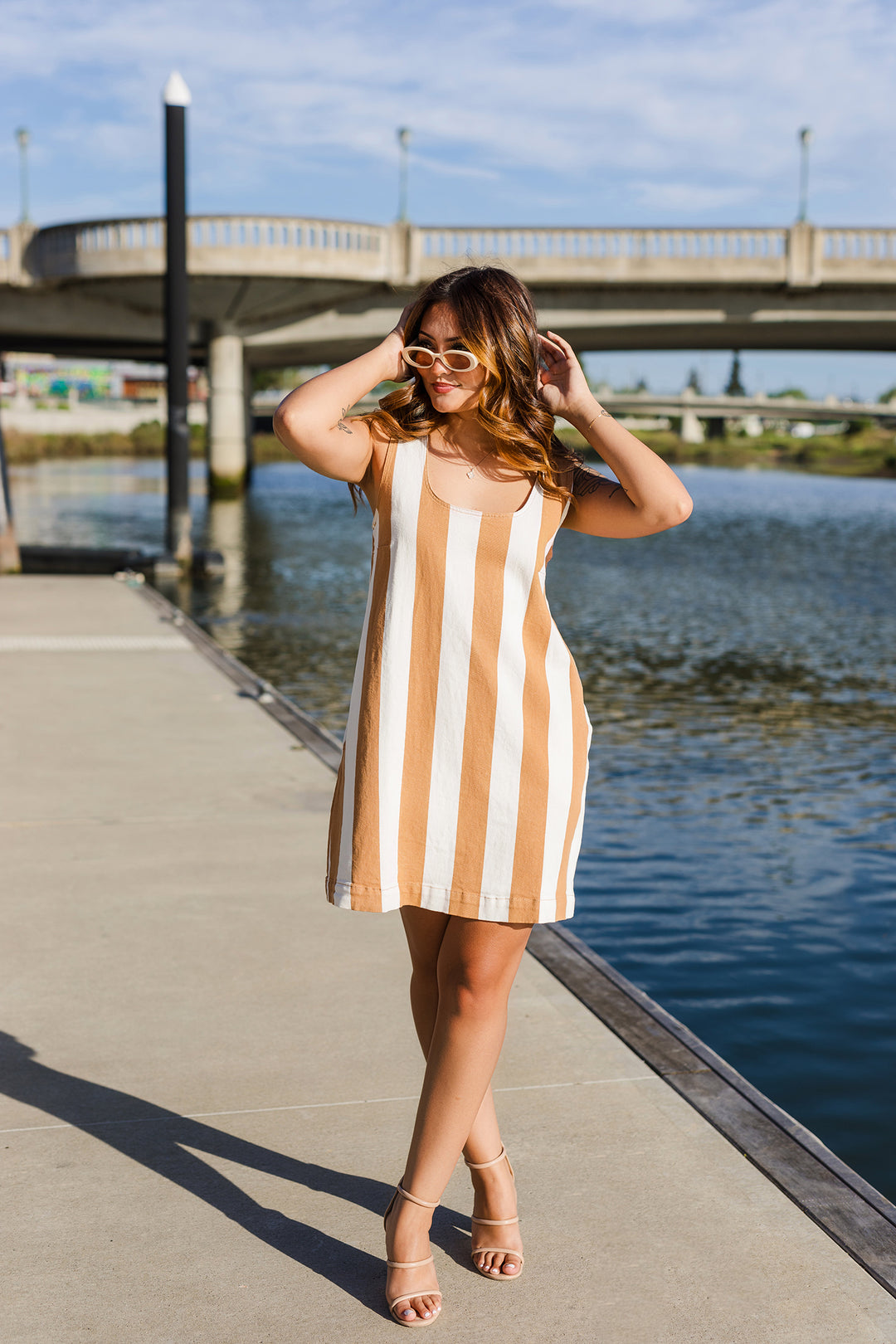 The Harbor Stripe Mini Dress