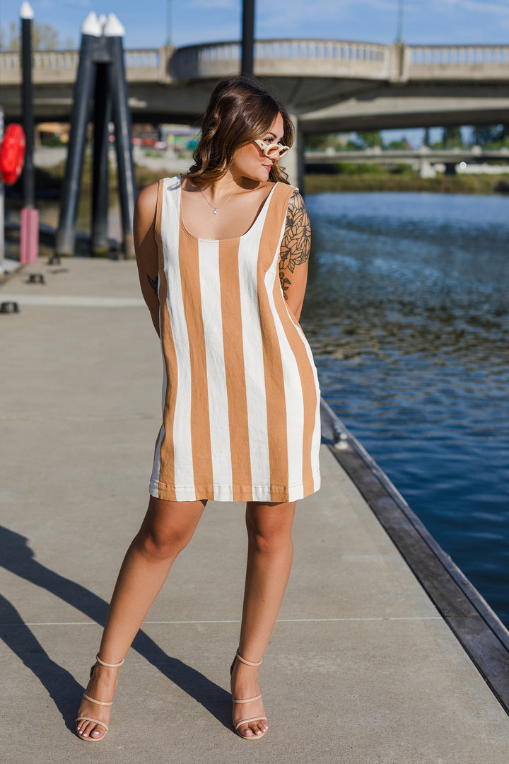 The Harbor Stripe Mini Dress