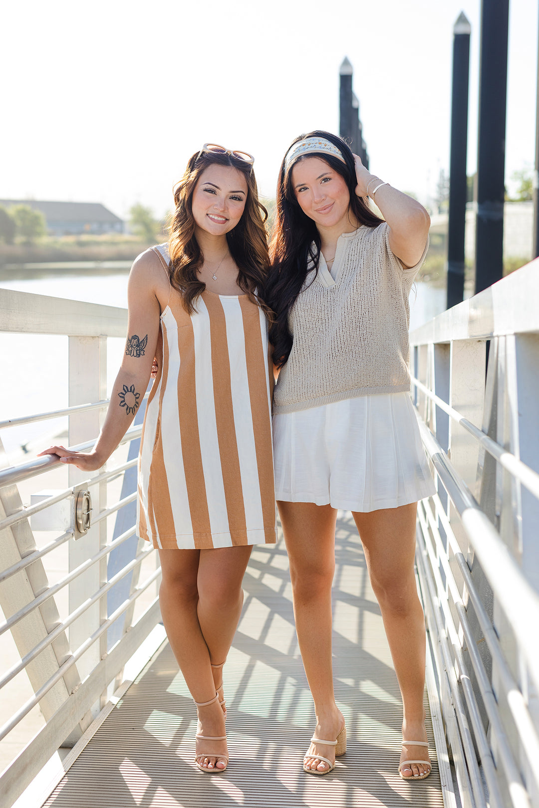 The Harbor Stripe Mini Dress