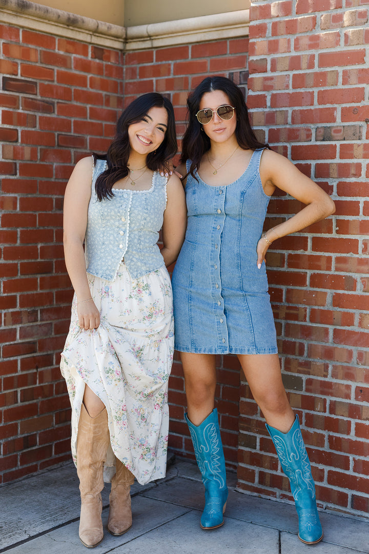 The Weekend Denim Mini Dress