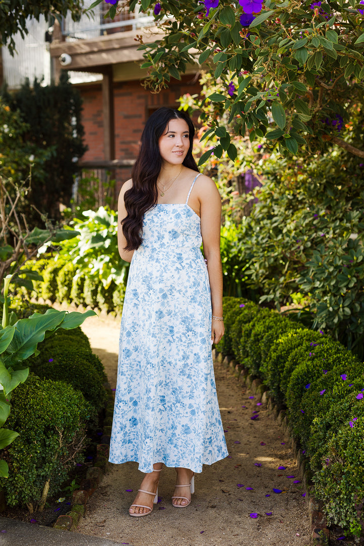 The Painted Garden Midi dress